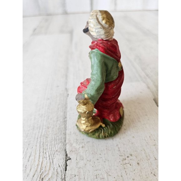 Vintage Italian fontanini Wiseman incense nativity village Xmas decor - Picture 2 of 8